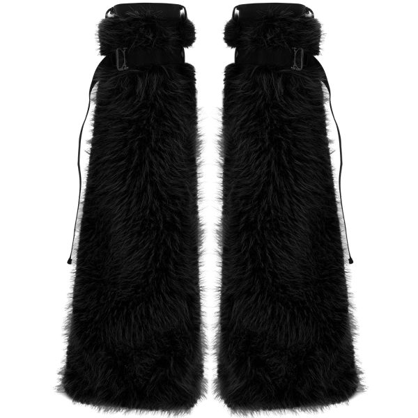 PUNK RAVE Leg Warmers ‘Cool Girl’ Noirs marque pas cher en ligne 8
