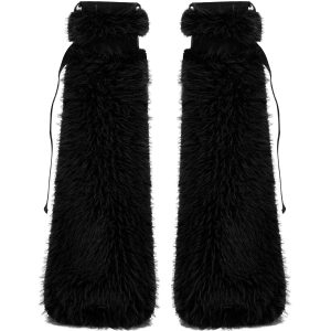 PUNK RAVE Leg Warmers ‘Cool Girl’ Noirs marque pas cher en ligne 29
