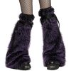 PUNK RAVE Leg Warmers ‘Cool Girl’ Pourpres Authenticité garantie 43