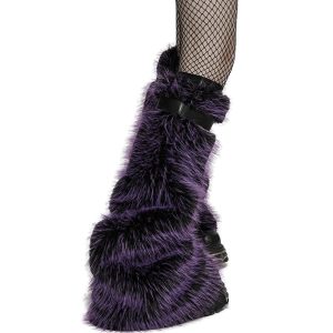 PUNK RAVE Leg Warmers ‘Cool Girl’ Pourpres Authenticité garantie 29