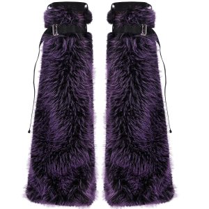 PUNK RAVE Leg Warmers ‘Cool Girl’ Pourpres Authenticité garantie 31