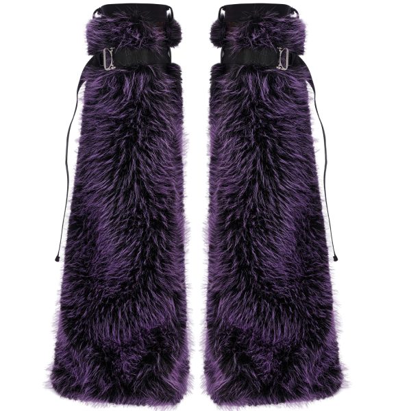 PUNK RAVE Leg Warmers ‘Cool Girl’ Pourpres Authenticité garantie 10