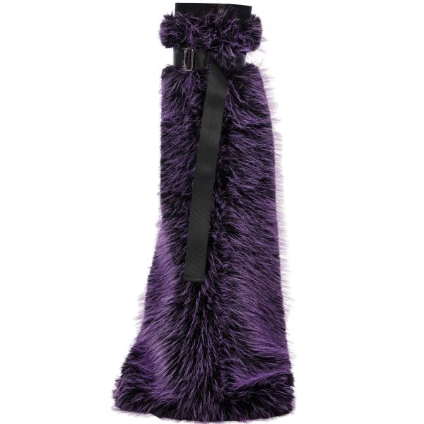 PUNK RAVE Leg Warmers ‘Cool Girl’ Pourpres Authenticité garantie 11