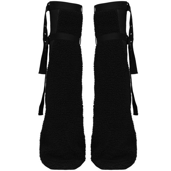 Retour Facile et Gratuit PUNK RAVE Leg Warmers ‘Draconia’ Noirs 10