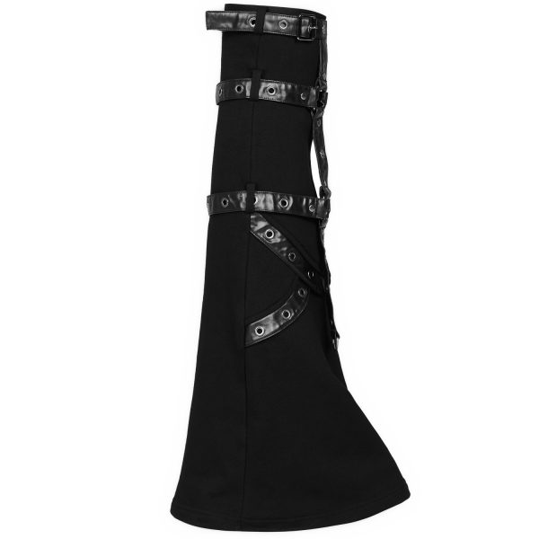 PUNK RAVE Leg Warmers ‘Gehenna’ Noirs Retour gratuit en magasin. 15