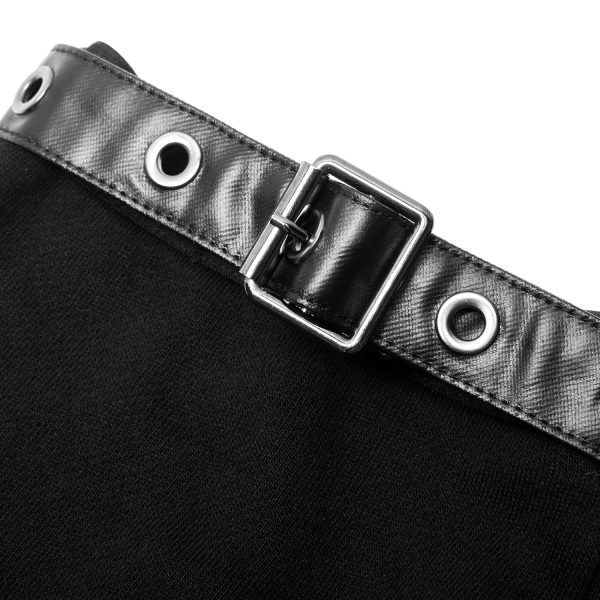 PUNK RAVE Leg Warmers ‘Gehenna’ Noirs Retour gratuit en magasin. 18