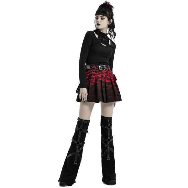 PUNK RAVE Leg Warmers ‘Gehenna’ Noirs Retour gratuit en magasin. 5