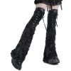 PUNK RAVE Leg Warmers ‘Punk Decadent’ Noirs site pas cher 52