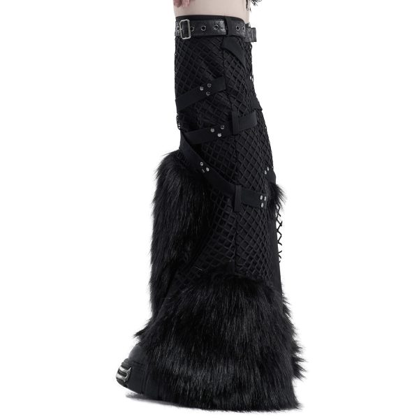 a Prix Discount PUNK RAVE Leg Warmers ‘Punk Handsome’ Noirs 17