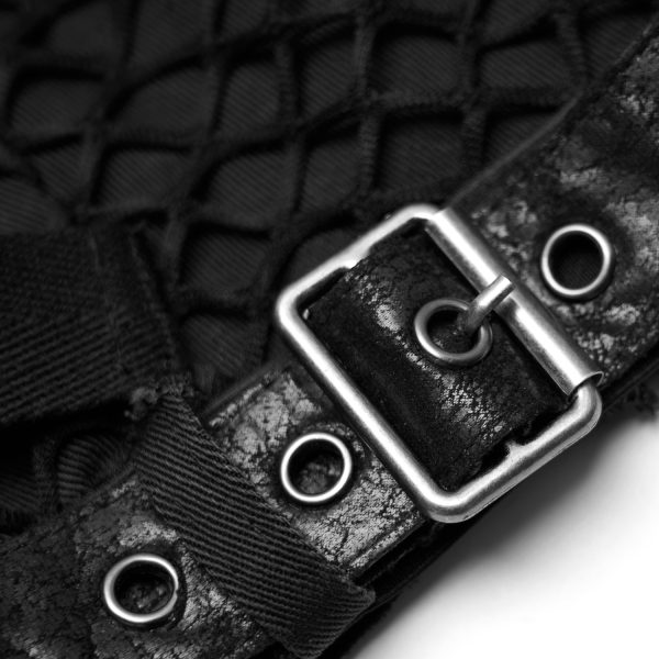 a Prix Discount PUNK RAVE Leg Warmers ‘Punk Handsome’ Noirs 19
