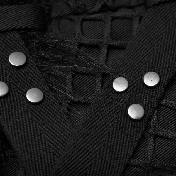 a Prix Discount PUNK RAVE Leg Warmers ‘Punk Handsome’ Noirs 20