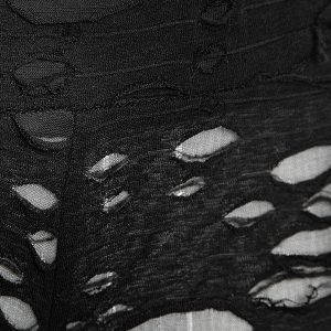 PUNK RAVE Legging ‘Ripped Off’ Noir Retour Gratuit 31