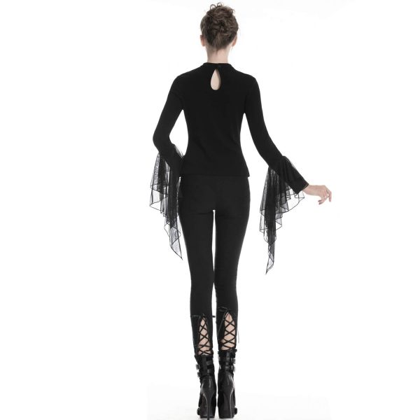 DARK IN LOVE Leggings ‘Amoret’ Noir grand choix 4