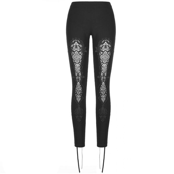 DARK IN LOVE Leggings ‘Amoret’ Noir grand choix 8