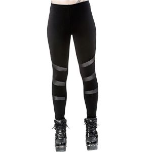 QUEEN OF DARKNESS Leggings ‘Follow Me’ Noir Prestation Et Rapide 18