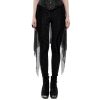 offre spéciale PUNK RAVE Leggings ‘Goth Black Flames’ Noir 59
