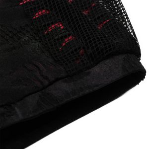 meilleur service PUNK RAVE Leggings ‘Goth Flames’ Noir Et Rouge 44