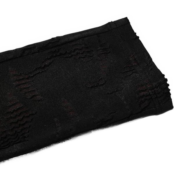 meilleur service PUNK RAVE Leggings ‘Goth Flames’ Noir Et Rouge 17