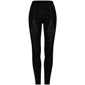 outlet soldes PUNK RAVE Leggings ‘Gothic Retro’ Noir 32