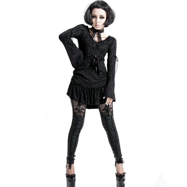 PUNK RAVE Leggings ‘MacBeth’ Noir nouveau produit 3
