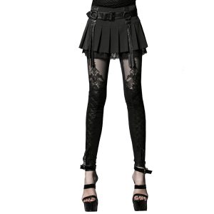 PUNK RAVE Leggings ‘MacBeth’ Noir nouveau produit 41