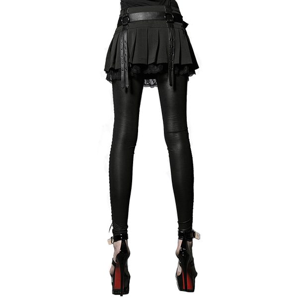 PUNK RAVE Leggings ‘MacBeth’ Noir nouveau produit 13