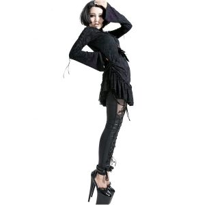 PUNK RAVE Leggings ‘MacBeth’ Noir nouveau produit 25