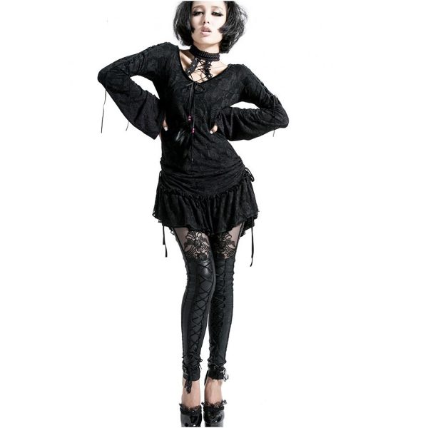 PUNK RAVE Leggings ‘MacBeth’ Noir nouveau produit 5