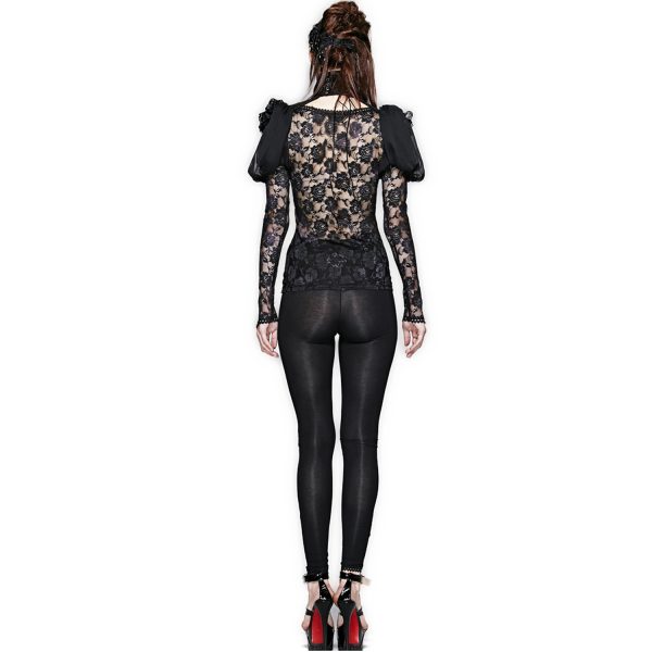 PUNK RAVE Leggings ‘Mephisto’ Noir comparez les prix 4