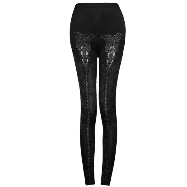 PUNK RAVE Leggings ‘Mephisto’ Noir comparez les prix 8