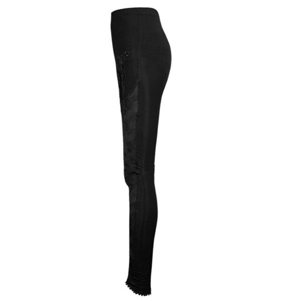 PUNK RAVE Leggings ‘Mephisto’ Noir comparez les prix 10