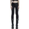 mode pas chere PUNK RAVE Leggings ‘Punk Stretch’ Noir Et Vert 22