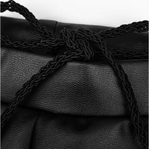 Boutique officielle PUNK RAVE Leggings ‘Soiree Gothic’ Noir Et Rouge 46