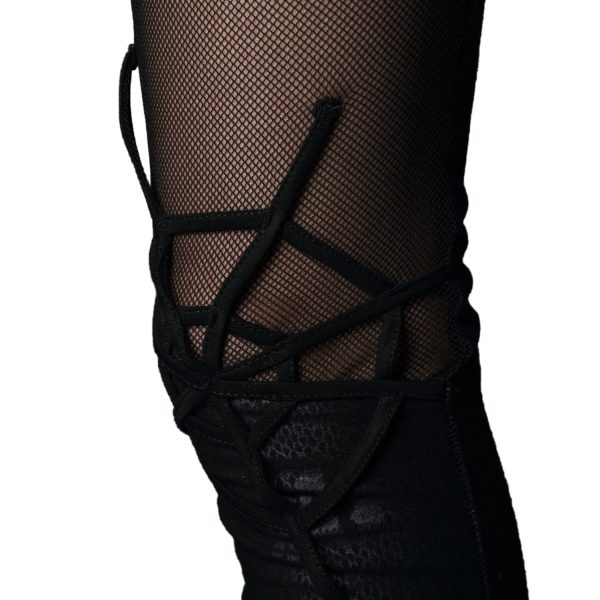 PUNK RAVE Leggings ‘Spiderella’ Noir design à la mode 14