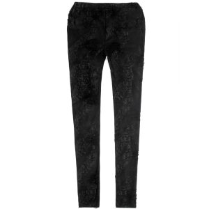 PUNK RAVE Leggings ‘Spiderella’ Noir design à la mode 48