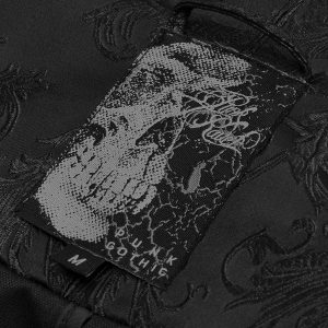 PUNK RAVE Long Manteau Cape Gothique Victorien ‘Illuminati’ Noir garantie de qualité 36