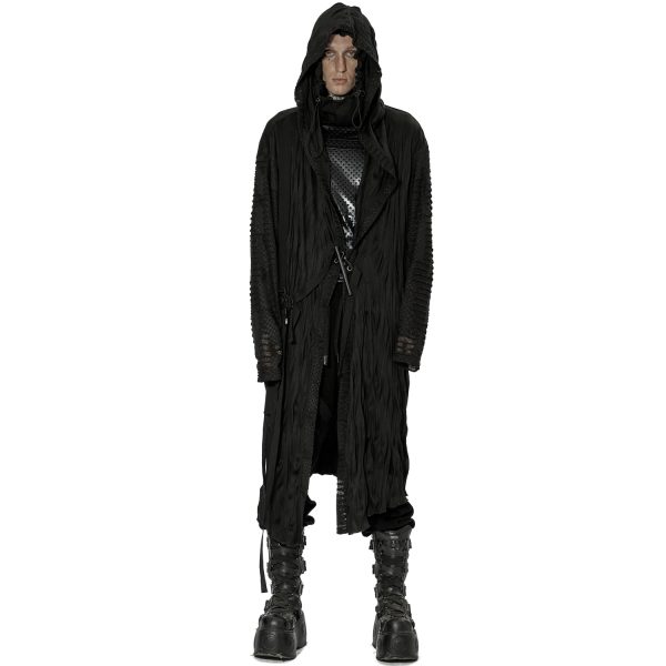 PUNK RAVE Long Manteau ‘Lycidas’ Noir nouvelle saison 3
