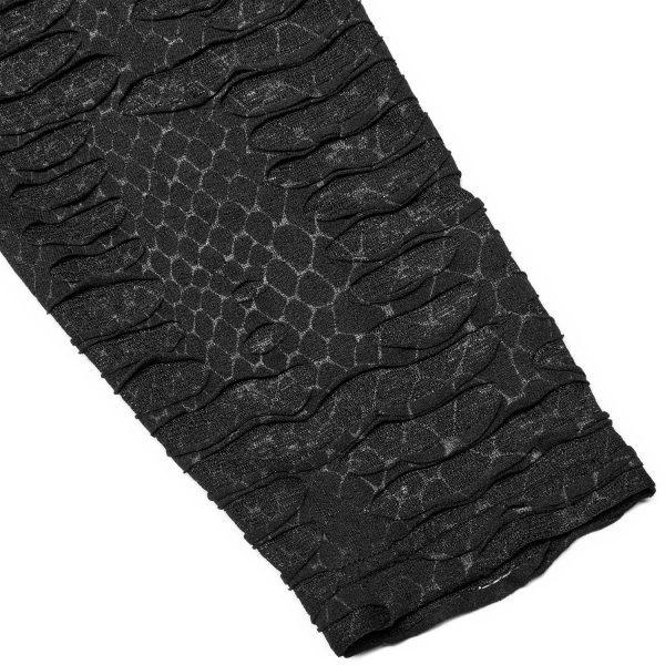 PUNK RAVE Long Manteau ‘Lycidas’ Noir nouvelle saison 14