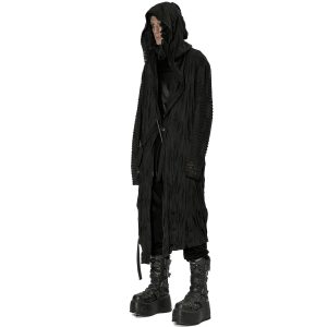 PUNK RAVE Long Manteau ‘Lycidas’ Noir nouvelle saison 22