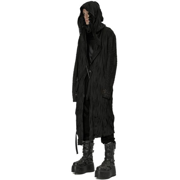 PUNK RAVE Long Manteau ‘Lycidas’ Noir nouvelle saison 5