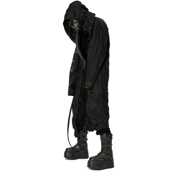 PUNK RAVE Long Manteau ‘Lycidas’ Noir nouvelle saison 7
