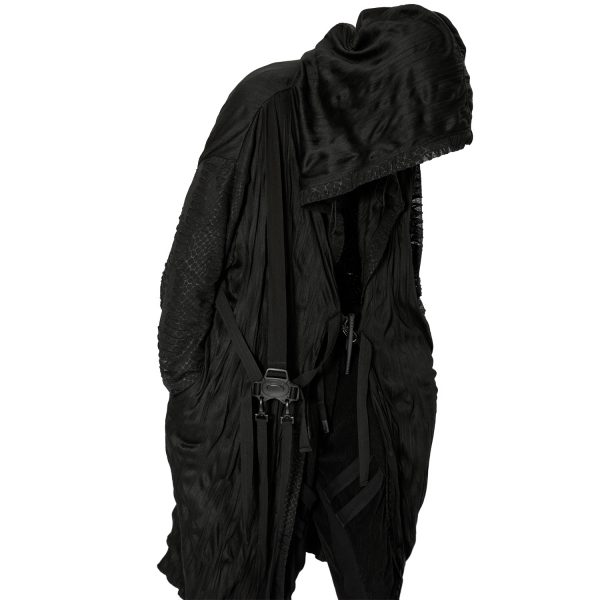 PUNK RAVE Long Manteau ‘Lycidas’ Noir nouvelle saison 8