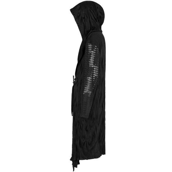 PUNK RAVE Long Manteau ‘Lycidas’ Noir nouvelle saison 11