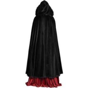 a Prix Discount PUNK RAVE Longue Cape ‘Orphelia’ Noire 17