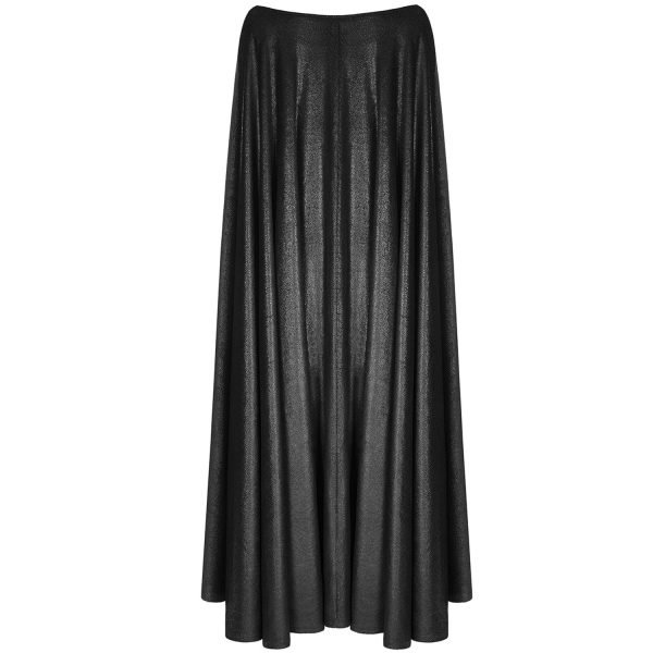 Acheter Maintenant PUNK RAVE Longue Robe Cape Gothique ‘Nightspell’ Noire 8