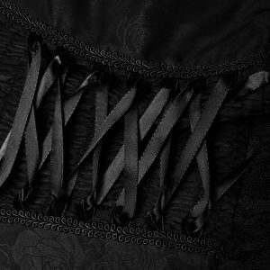 PUNK RAVE Longue Robe ‘Celestia’ Noire à prix imbattables 34