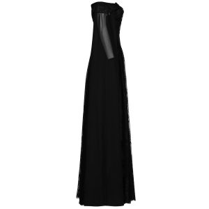 PUNK RAVE Longue Robe ‘Celestia’ Noire à prix imbattables 28