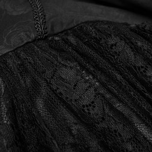 PUNK RAVE Longue Robe ‘Celestia’ Noire à prix imbattables 32