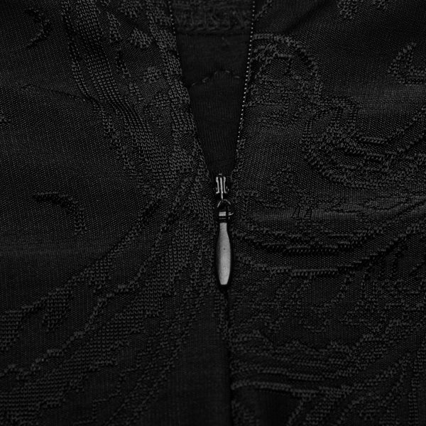 Promotio de vente PUNK RAVE Longue Robe ‘Mina’ Noire 15