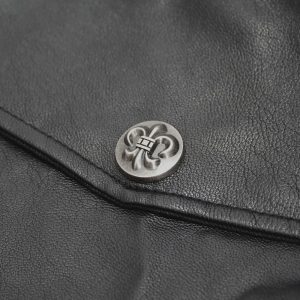 marque pas cher DEVIL FASHION Longue Veste ‘Haboolm’ Noire 50